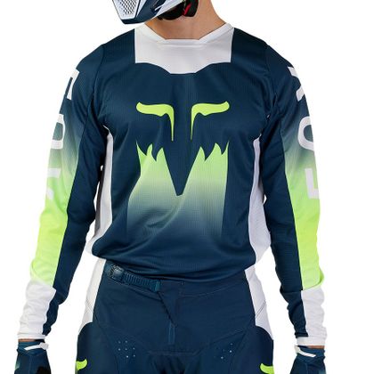 Camiseta de motocross Fox 180 - FLORA 2024 - Azul Ref : FX4102 
