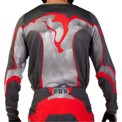 Camiseta de motocross Fox 180 - ATLAS 2024 - Gris / Rojo