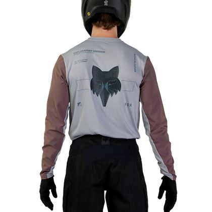 Camiseta de motocross Fox RANGER 2024 - Gris / Naranja