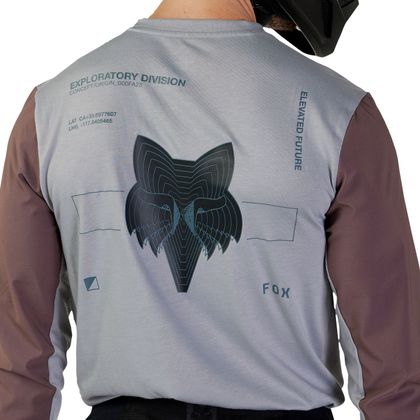 Camiseta de motocross Fox RANGER 2024 - Gris / Naranja