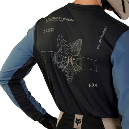 Camiseta de motocross Fox RANGER 2024 - Negro / Azul