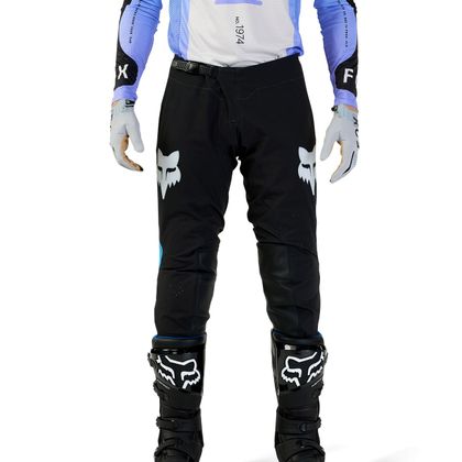 Pantalón de motocross Fox FLEXAIR MAGNETIC 2024 - Negro / Violeta
