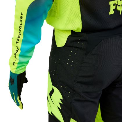 Pantalón de motocross Fox 360 - STREAK 2024 - Negro / Amarillo