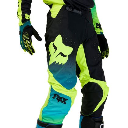 Pantalón de motocross Fox 360 - STREAK 2024 - Negro / Amarillo