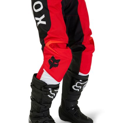 Pantaloni da cross Fox 180 - NITRO 2024 - Rosso / Bianco