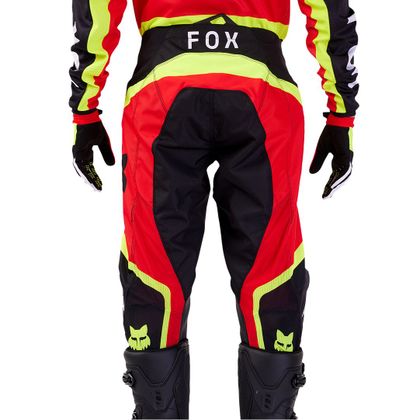 Pantaloni da cross Fox 180 - BALLAST 2024 - Nero / Rosso