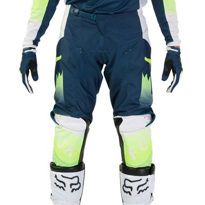 Pantalón de motocross Fox 180 - FLORA 2024 - Azul