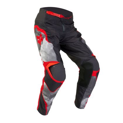Pantaloni da cross Fox 180 - ATLAS 2024 - Grigio / Rosso Ref : FX4113 