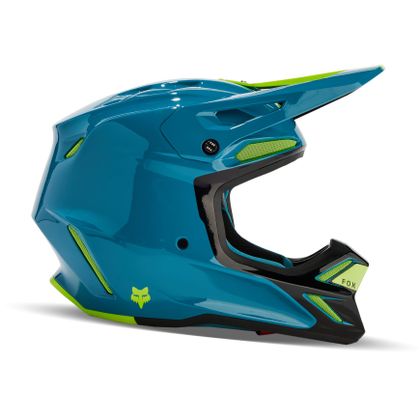 Casco de motocross Fox V3 RS OPTICAL 2024 - Azul Ref : FX4077-C760 
