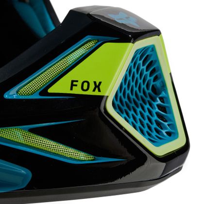 Casco da cross Fox V3 RS OPTICAL 2024 - Blu