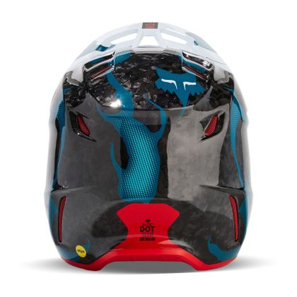 Casque cross Fox V3 RS WITHERED 2024 - Multicolore