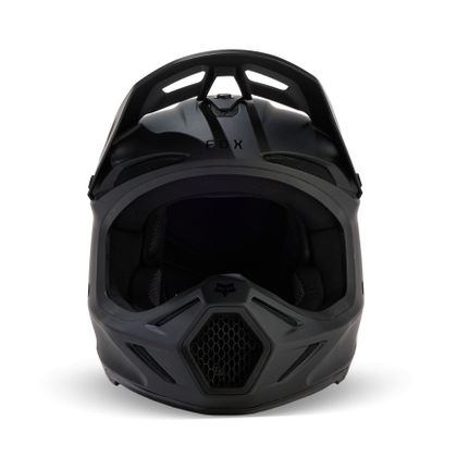 Casco de motocross Fox V3 - SOLID 2024 - Negro