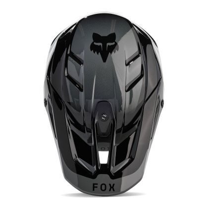 Casco de motocross Fox V3 - REVISE 2024 - Negro / Gris