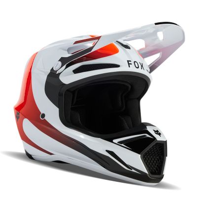 Casco de motocross Fox V3 - MAGNETIC 2023 - Blanco