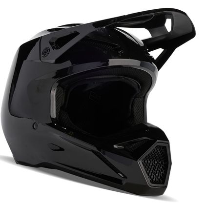Casco de motocross Fox V1 - SOLID 2024 - Negro Ref : FX4088-C757 
