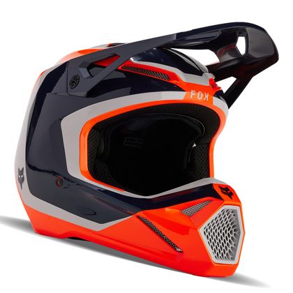 Casco de motocross Fox V1 - NITRO 2024 - Naranja Ref : FX4083-C60806 