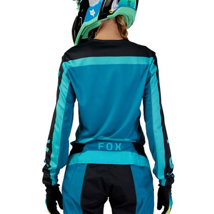 Camiseta de motocross Fox WOMEN'S 180 - BALLAST 2023 - Azul / Negro