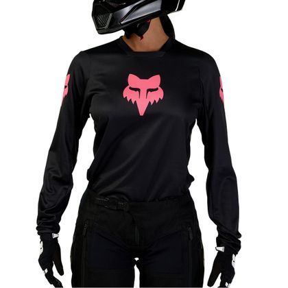 Camiseta de motocross Fox WOMEN'S BLACKOUT 2024 - Negro Ref : FX4169 