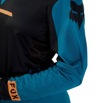 Camiseta de motocross Fox WOMEN'S FLEXAIR - OPTICAL 2023 - Azul / Negro