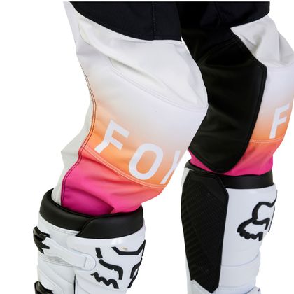 Pantalón de motocross Fox WOMEN'S 180 - FLORA 2024 - Negro / Rosa