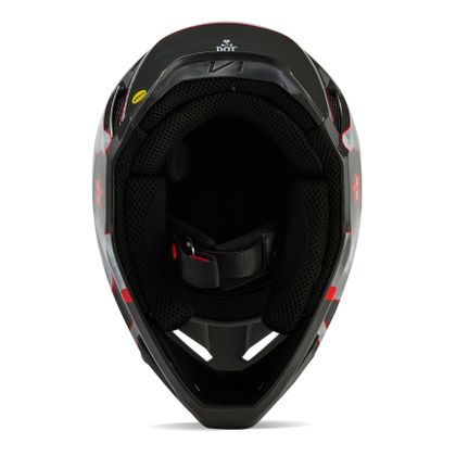 Casque cross Fox ENFANT V1 ATLAS - Gris / Rouge