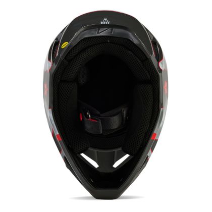 Casque cross Fox YOUTH V1 ATLAS - Gris / Rouge