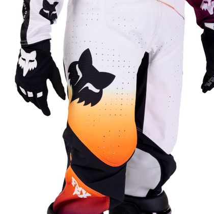 Pantalón de motocross Fox YOUTH 360 STREAK - Blanco