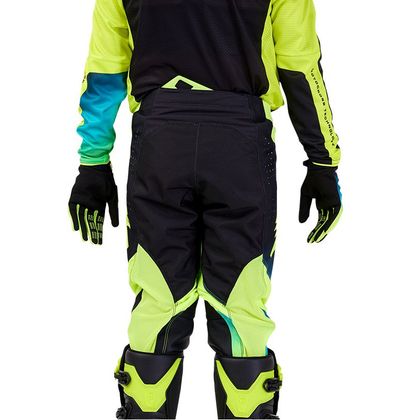 Pantalón de motocross Fox YOUTH 360 STREAK - Negro / Amarillo