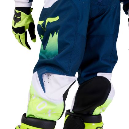 Pantalón de motocross Fox YOUTH 180 - FLORA - Azul