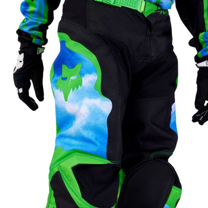 Pantalón de motocross Fox YOUTH 180 - ATLAS - Negro / Verde