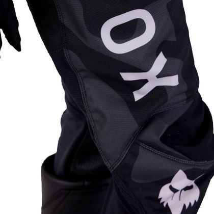 Pantalón de motocross Fox YOUTH 180 - STATK - Negro / Naranja