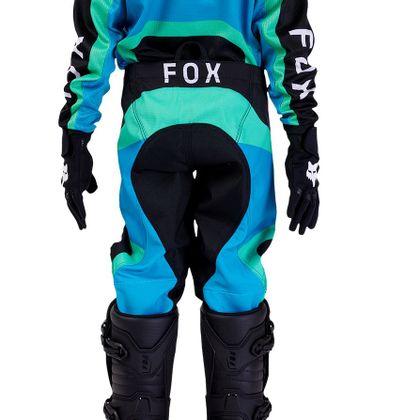 Pantalon cross Fox KIDS 180 BALLAST - Noir / Bleu