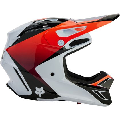 Casco de motocross Fox V3 - SOLID - YOUTH - Blanco Ref : FX4129 