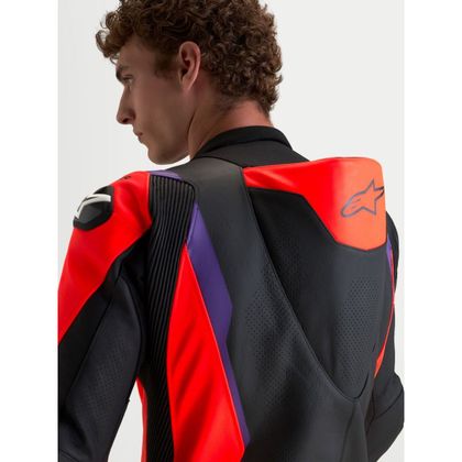 Combinaison Alpinestars MISSILE V3 1 PIECE - TECH-AIR® COMPATIBLE - Noir / Rouge