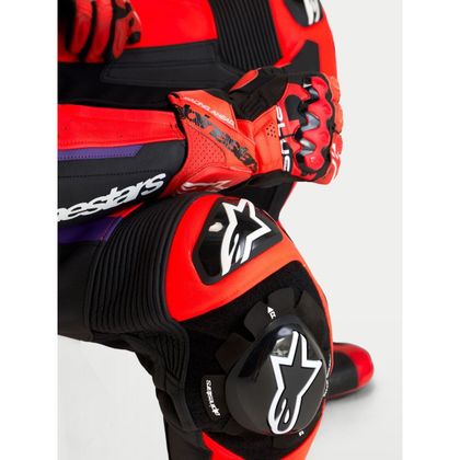 Combinaison Alpinestars MISSILE V3 1 PIECE - TECH-AIR® COMPATIBLE - Noir / Rouge