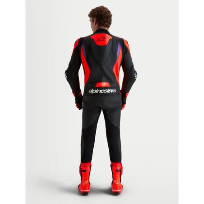 Combinaison Alpinestars MISSILE V3 1 PIECE - TECH-AIR® COMPATIBLE - Noir / Rouge