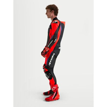 Combinaison Alpinestars MISSILE V3 1 PIECE - TECH-AIR® COMPATIBLE - Noir / Rouge