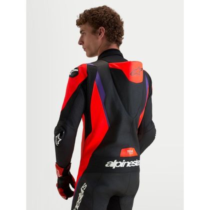 Combinaison Alpinestars MISSILE V3 1 PIECE - TECH-AIR® COMPATIBLE - Noir / Rouge