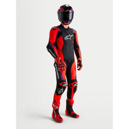 Combinaison Alpinestars MISSILE V3 1 PIECE - TECH-AIR® COMPATIBLE - Noir / Rouge