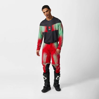 Leatt 4.5 LITE HATCHED 2027 Crossshirt - Rood / Zwart