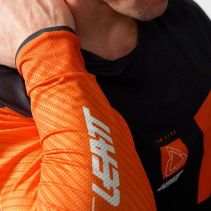 Leatt 4.5 LITE HATCHED 2027 Cross trøje - Orange / Sort