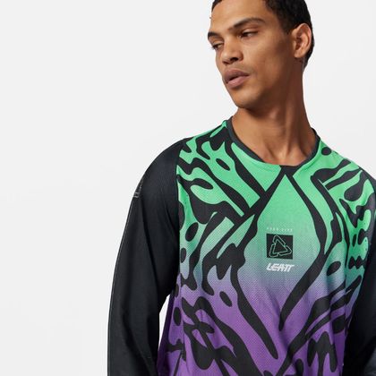 Leatt 4.5 LITE LEOPARD 2027 Cross trøje - Lilla / Sort.