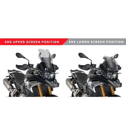 Puig ELEKTRONISCH REGELSYSTEEM - E.R.S. Bevestigingskit voor windscherm - Zwart