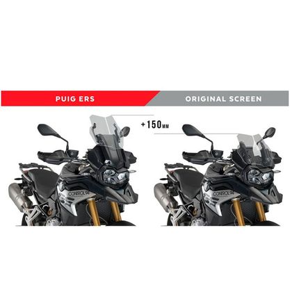 Puig ELEKTRONISCH REGELSYSTEEM - E.R.S. Bevestigingskit voor windscherm - Zwart