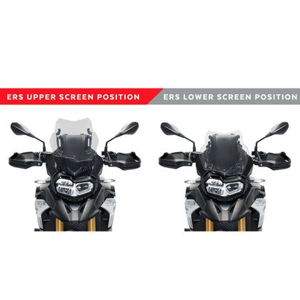 Puig ELEKTRONISCH REGELSYSTEEM - E.R.S. Bevestigingskit voor windscherm - Zwart