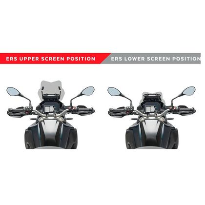 Puig ELEKTRONISCH REGELSYSTEEM - E.R.S. Bevestigingskit voor windscherm - Zwart