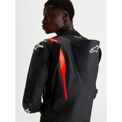 Combinaison Alpinestars MISSILE V3 2 PIECES - TECH-AIR® COMPATIBLE - Noir / Rouge