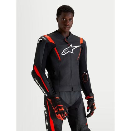 Combinaison Alpinestars MISSILE V3 2 PIECES - TECH-AIR® COMPATIBLE - Noir / Rouge