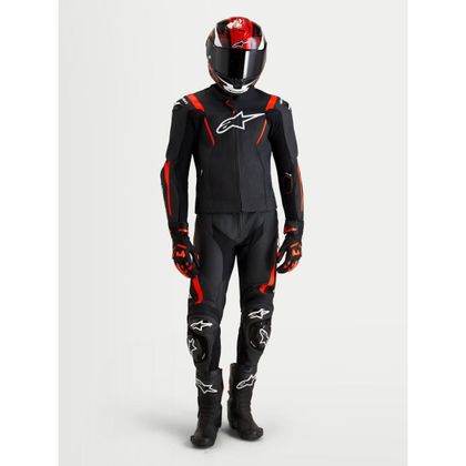 Combinaison Alpinestars MISSILE V3 2 PIECES - TECH-AIR® COMPATIBLE - Noir / Rouge