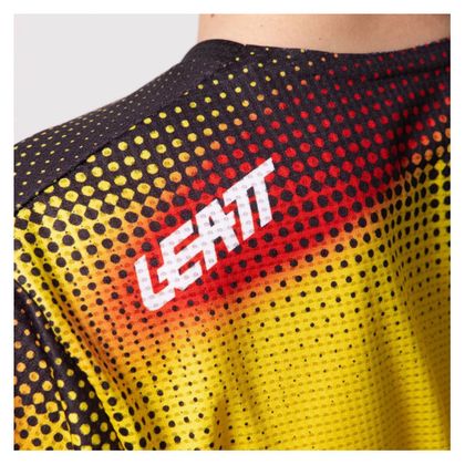 Tenue cross Leatt 3.5 RIDE KIT MAILLOT+PANTALON JUNIOR LEOPARD 2027 - Jaune / Noir